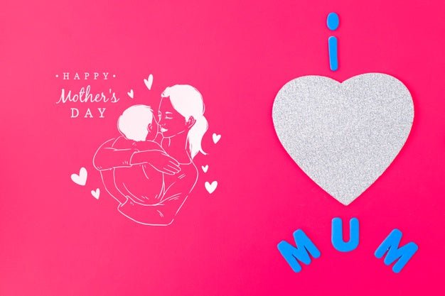 Flat Lay Copyspace Mockup For Easter Psd