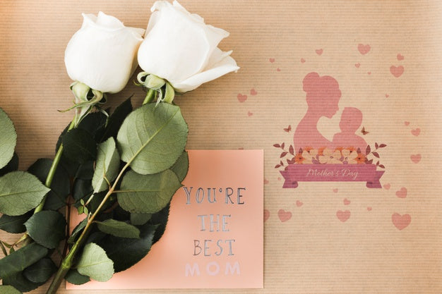 Flat Lay Copyspace Mockup For Easter Psd