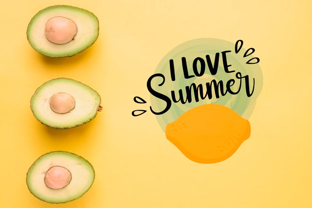 Flat Lay Copyspace Mockup For Summer Concepts Psd