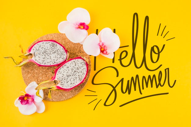 Flat Lay Copyspace Mockup For Summer Concepts Psd