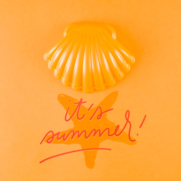 Flat Lay Copyspace Mockup For Summer Concepts Psd