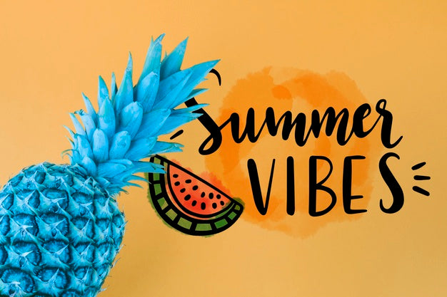 Flat Lay Copyspace Mockup For Summer Concepts Psd