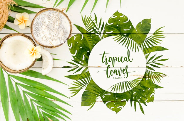 Flat Lay Copyspace Mockup For Summer Concepts Psd