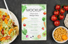 Flat Lay Delicious Healthy Food Mock-Up Psd