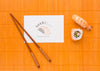 Flat Lay Delicious Sushi With Sticks Psd
