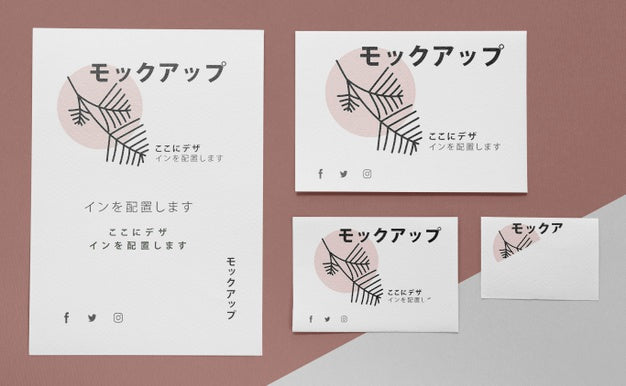 Flat Lay Documents With Logo Mock-Up Psd