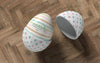 Flat Lay Easter Egg On Table Psd