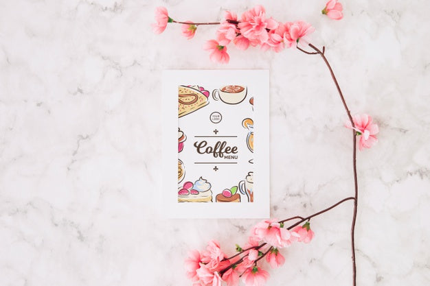 Flat Lay Frame Mockup On Workspace Psd