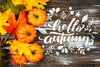 Flat Lay Frame With Pumpkins And Copy-Space Psd