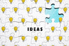 Flat Lay Incomplete Light Bulb Puzzle Psd
