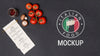 Flat Lay Italian Menu And Ingredients Psd