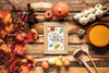 Flat Lay Kitchen Utensils And Flavorful Autumn Food Psd