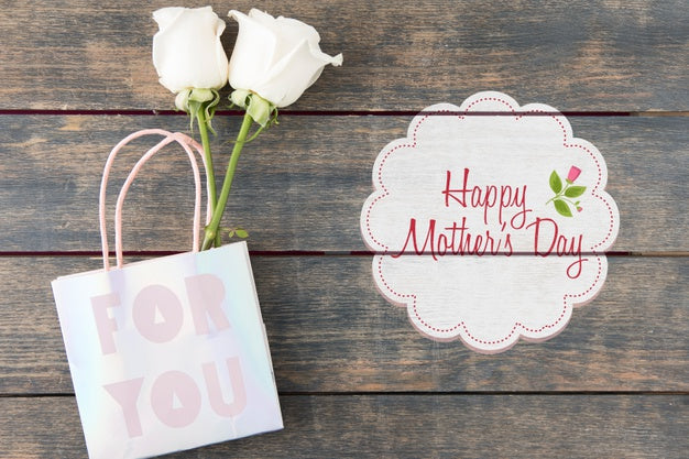 Flat Lay Label Mockup For Easter Psd