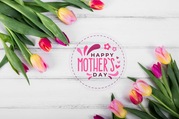 Flat Lay Label Mockup For Easter Psd