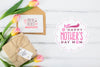 Flat Lay Label Mockup For Easter Psd