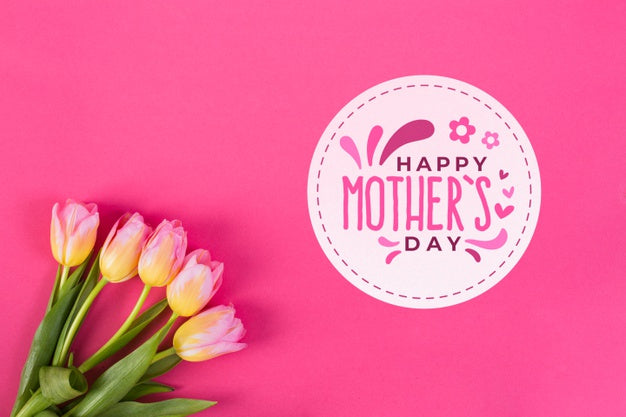 Flat Lay Label Mockup For Easter Psd