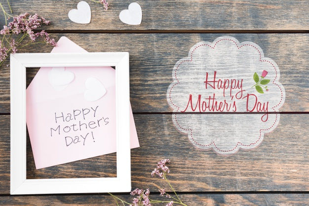 Flat Lay Label Mockup For Easter Psd