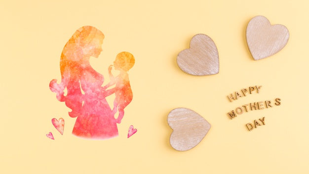 Flat Lay Mothers Day Mockup Psd