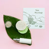 Flat Lay Natural Spa With Soap On Leaf Psd