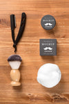 Flat Lay Of Barbershop Products Psd
