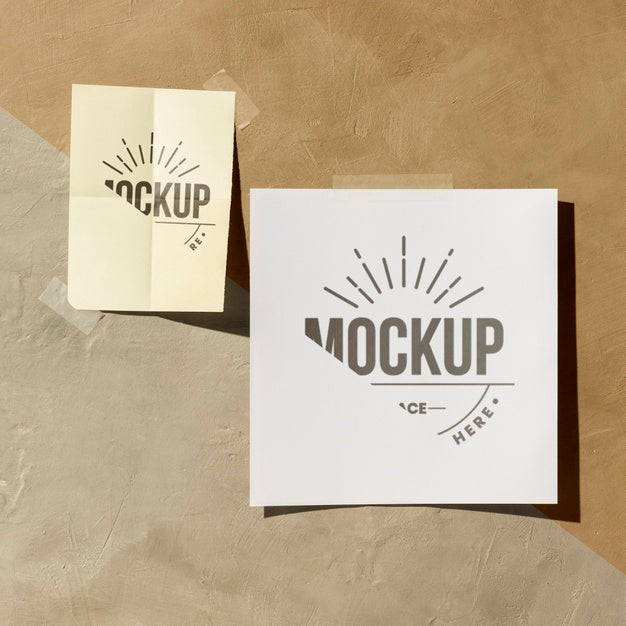 Flat Lay Of Beautiful Autumn Moodboard Mock-Up Psd