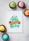 Flat Lay Of Birthday Concept Mock-Up Psd