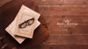 Flat Lay Of Books With Glasses Psd