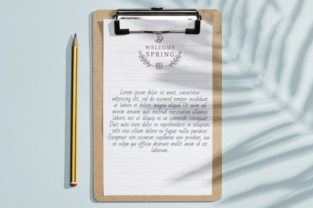 Flat Lay Of Brochure Concept Mock-Up Psd