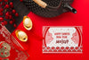 Flat Lay Of Chinese New Year Mock-Up Psd