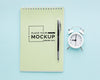 Flat Lay Of Desk Concept Mock-Up Psd