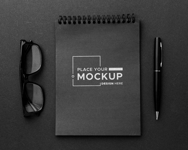 Flat Lay Of Desk Concept Mock-Up Psd