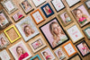 Flat Lay Of Different Shaped Frames Psd