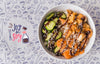Flat Lay Of Food In Bowl With Sou Sauce Psd