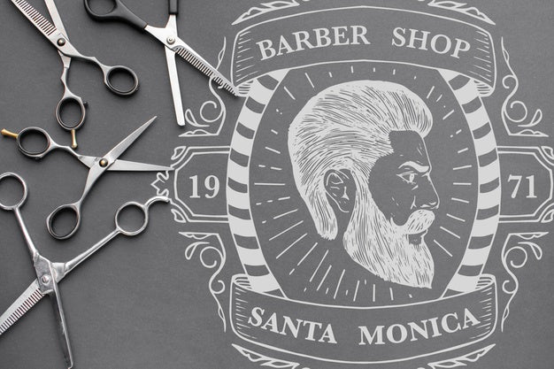 Flat Lay Of Hairdresser Concept Mock-Up Psd