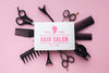 Flat Lay Of Hairdresser Concept Mock-Up Psd