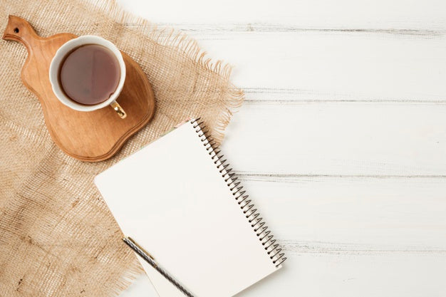 Flat Lay Of Herbal Tea Concept Mock-Up Psd