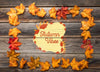 Flat Lay Of Leaves With Autumn Vibes Psd