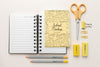 Flat Lay Of School Supplies Collection Mock-Up Psd