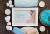 Flat Lay Of Spa Concept Mock-Up Psd