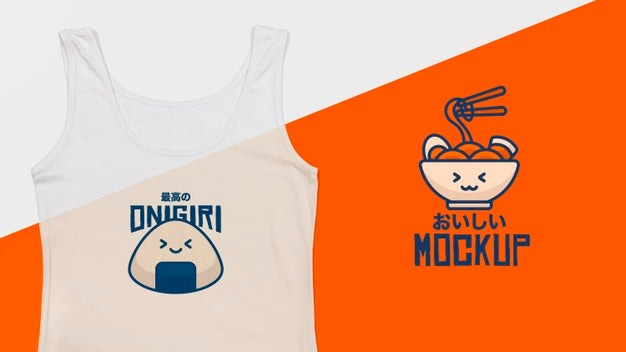 Flat Lay Of T-Shirt Concept Mock-Up Psd