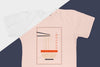 Flat Lay Of T-Shirt Concept Mock-Up Psd