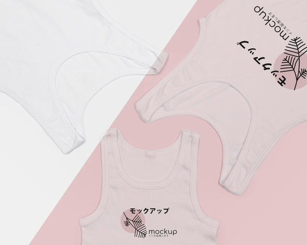 Flat Lay Of T-Shirt Concept Mock-Up Psd