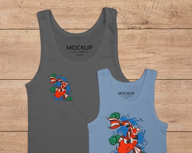 Flat Lay Of T-Shirt Concept Mock-Up Psd