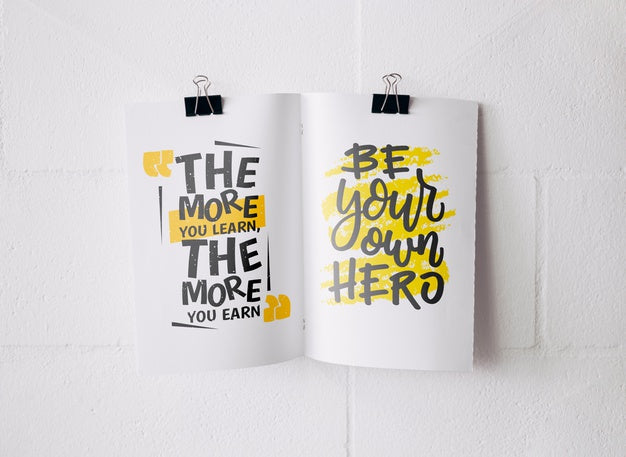 Flat Lay Paper Mockup On Workspace Psd