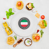 Flat Lay Plate And Pasta Arrangement Psd