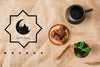 Flat Lay Ramadan Mockup For Logo Psd
