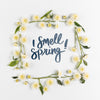 Flat Lay Spring Mockup With Copyspace And Frame Psd