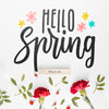 Flat Lay Spring Mockup With Copyspace Psd