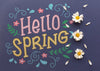 Flat Lay Spring Mockup With Copyspace Psd