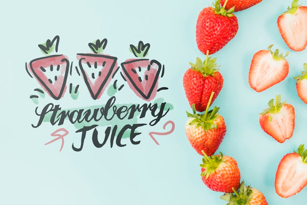 Flat Lay Summer Background With Exotic Fruits Psd